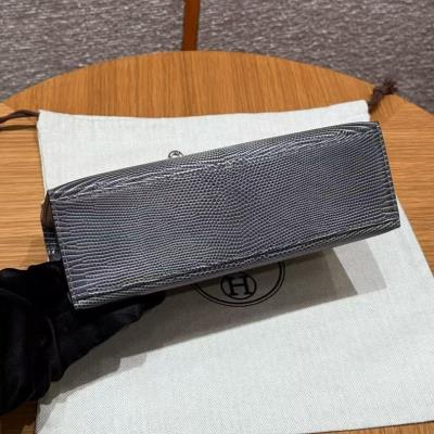 wholesale quality kelly pochette lizard ardoise phw